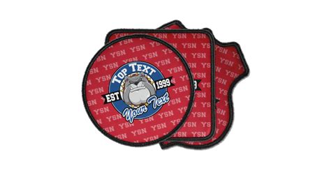 Custom School Mascot Iron On Patches Personalized Youcustomizeit