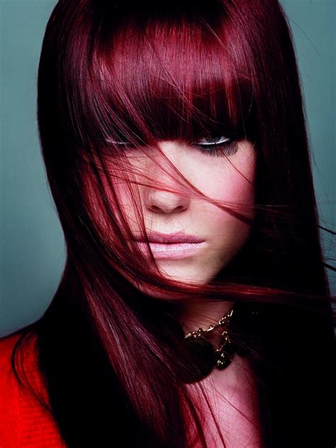 It will take a double application to get the desired result. Burgundy hair color - Blogs Avenue