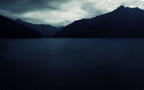Mountain Landscape Dark Blue Photography Depth Of Field Wallpapers