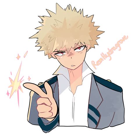 Oc Some Fanart I Made Of Bakugo In My Style I Just Recently Caught