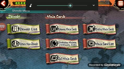Evolve Ninja Card Naruto Ninja Voltage Youtube