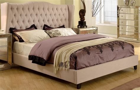 A typical western bedroom contains as bedroom furniture one or two beds. Contemporary Taupe Est.KIng Size Bedroom Bed | Hot Sectionals