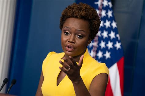 Karine Jean Pierre Makes History Giving White House Briefing The
