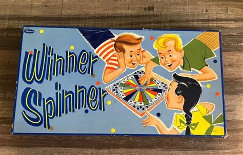 Vintage 1953 Whitman Winner Spinner Game 999 Picclick