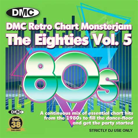 Dmc Monsterjam Retro Chart Eighties Vol 5 Continuous Mix Disc 80s Music
