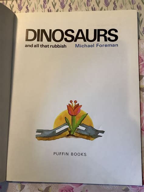 Vintage 1993 Dinosaurs And All That Rubbish Softback Etsy UK