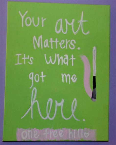 Items Similar To One Tree Hill Quote Canvas On Etsy