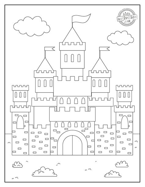 Frozen Movie Castle Coloring Pages