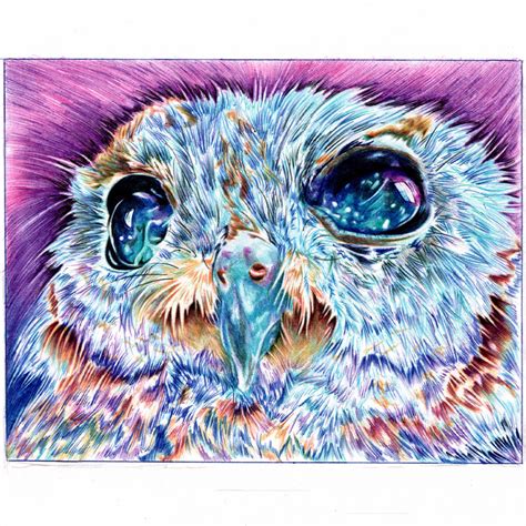 Quick Owl Ballpoint Pen Sketch By Godofpen On Deviantart