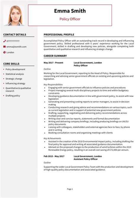 2 Civil Service Cv Examples In Depth Guide Land The Best Jobs