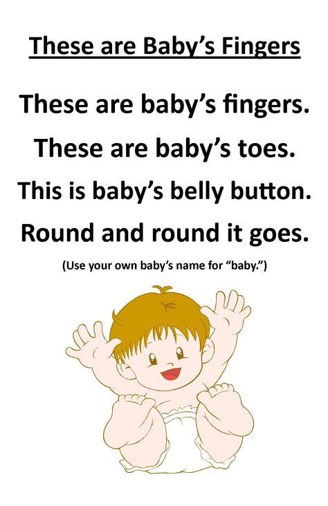 Itty Bitty Rhyme These Are Babys Fingers Songs For Toddlers Rhymes