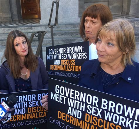 Sex Workers Bring Petition To Governor Brown To Decriminalize