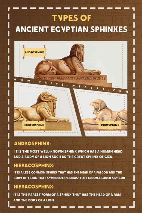 Types Of Ancient Egyptian Sphinxes