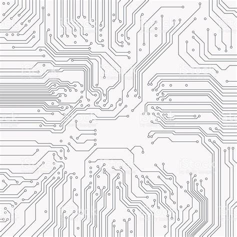 Circuit Board Background Vector Electronic Background In