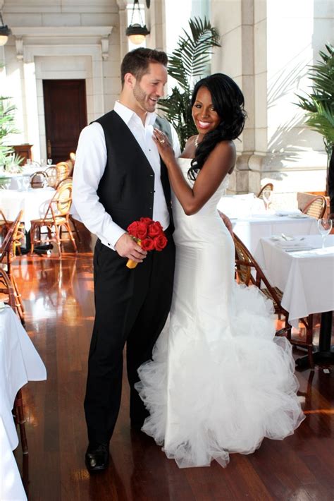 Brides Magazine Photoshoot Styled By Hu Interracial Wedding Interracial Couples