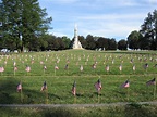 Flags Placed in the Gettysburg National Cemetery for the 148th ...
