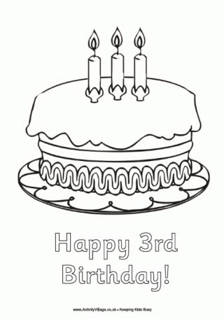 You might also be interested in coloring pages from happy birthday, desserts categories and cake tag. Birthday Colouring Pages