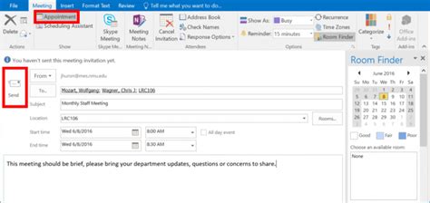 Schedule A Detailed Meeting In Outlook It Services