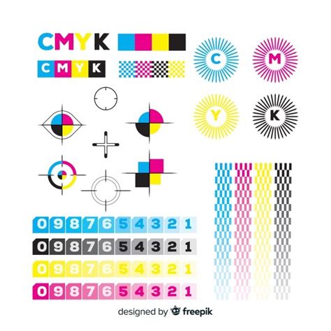 Cmyk Color Chart Vectors Photos And Psd Files Free Download