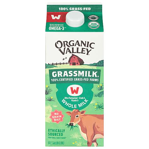 Organic Valley Grassmilk Whole Milk Milk Cream Ingles Markets