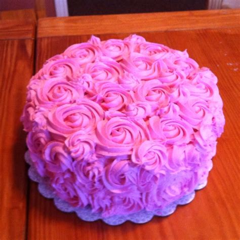 One Day I Will Learn How To Make A Cake That Looks Like This Pink Rose Cake Mothers Day Cake