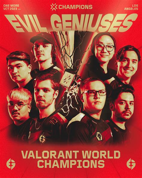 Evil Geniuses Are The Valorant Champions For 2023