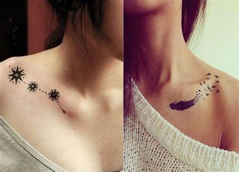 50 Trending Collar Bone Tattoo Ideas For Women To Try Out