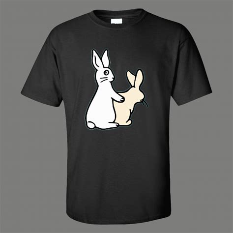 Humping Like Rabbits Cartoon Art Shirt