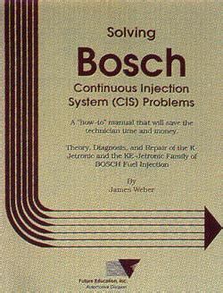 It works as a heart of a diesel engine and maintains its rhythm to keep it running smooth for. Solving Bosch Continuous Injection System Problems ...