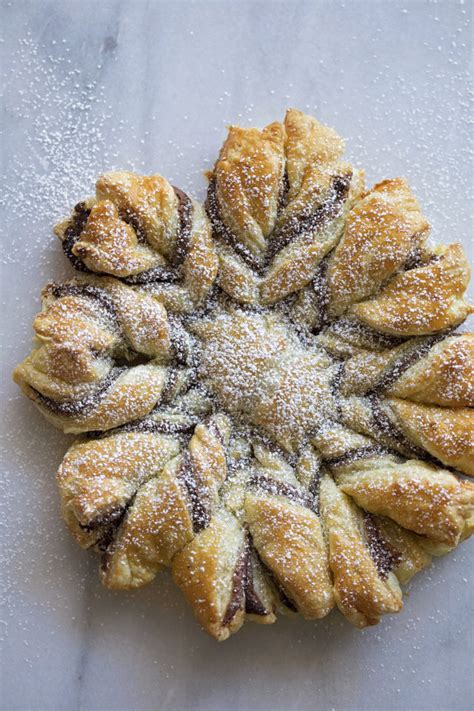 Nutella Puff Pastry Snowflake Life Made Simple