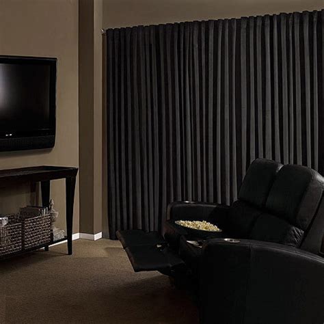 Eclipse Absolute Zero Velvet 100 Solid Blackout Home Theater Curtain
