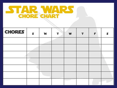 Star Wars Chore Chart