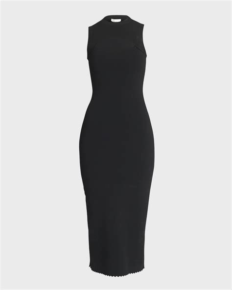 Victoria Beckham Vb Body Cutout Knit Body Con Midi Dress Neiman Marcus