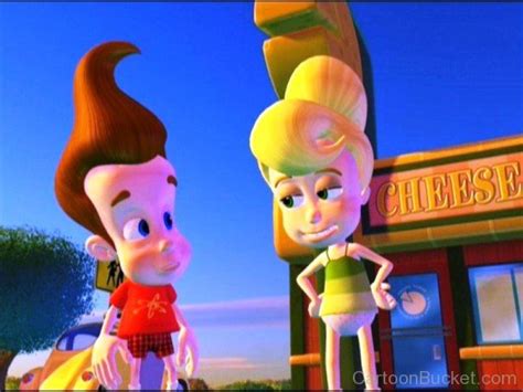 Jimmy Neutron Looking At Cindy