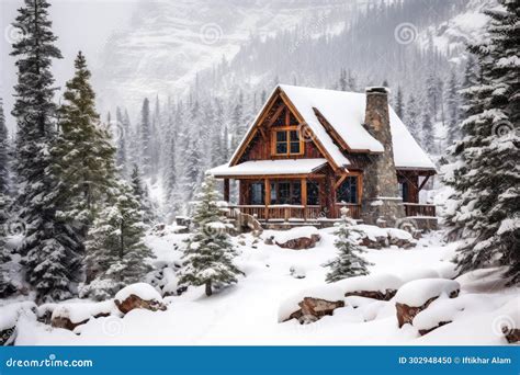 Experience the Tranquil Serenity of a Secluded Cabin Nestled Amidst