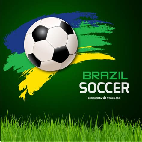 Brazil Soccer World Cup Vector Background Vectors Graphic Art Designs