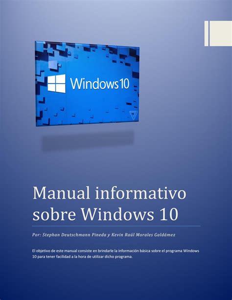 Manual Informativo Sobre Windows 10 By Stephan Issuu