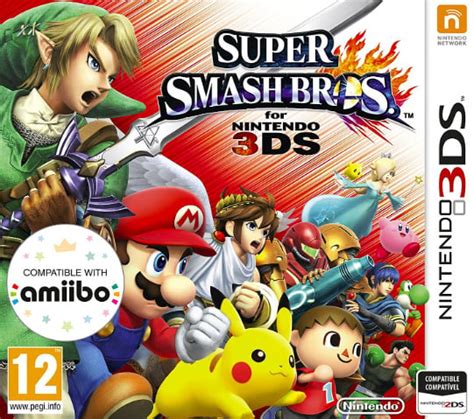 Super Smash Bros For Nintendo 3ds Cover Artwork