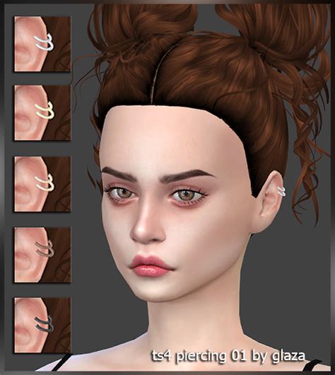 Ts4 Piercing 01 By Glaza Allbyglaza Sims 4 Game Mods Sims Mods Sims