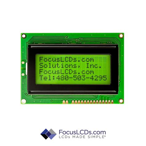 16x4 Stn Character Lcd Focus Lcds