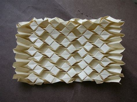 Cords Of Squares Origami Crafts Textiles Artwork Fabric Manipulation