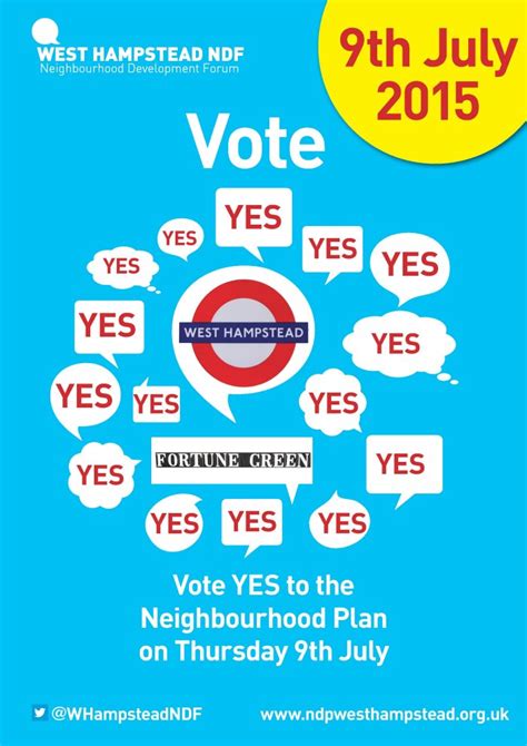 West Hampstead Life Vote Yes Neighbourhood Plan Referendum