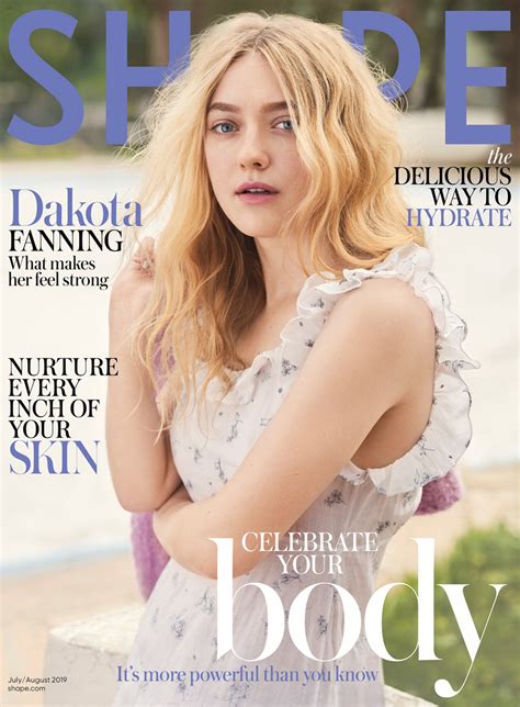 Dakota Fanning Fappening Sexy In Shape Magazine The Fappening