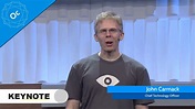 Oculus Connect Keynote 2014 - John Carmack - YouTube