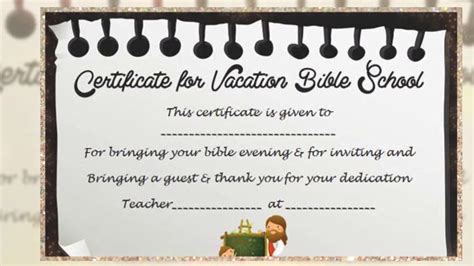 Pin on best certificate template ideas. The fascinating Vbs Certificate Template - Youtube With ...