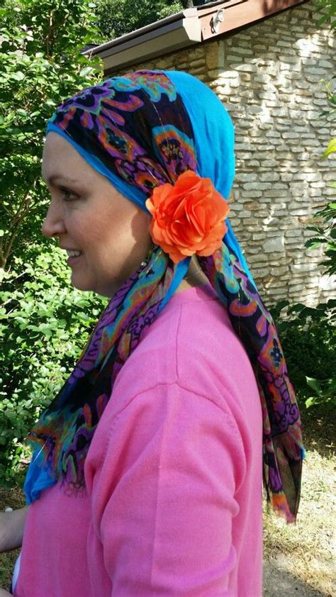 Inspired headcoverings for women with hair loss. Pin on Head coverings I love