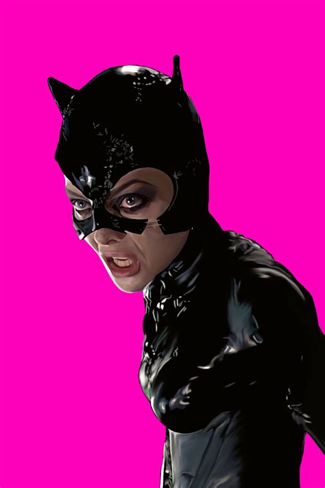 Catwoman Michelle Pfeiffer Batman Returns Art Catwoman Batman