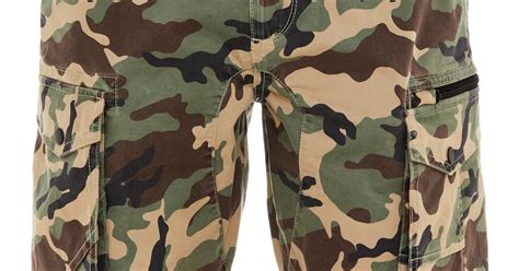Camouflage Utility Cargo Shorts Mens Shorts Mens Clothing Our