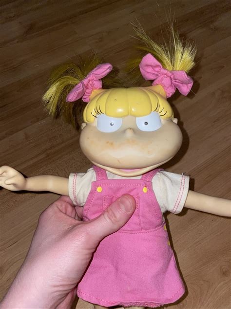 Angelica Pickles Nickelodeon Rugrats Doll 10 Ice Cream Popsicle Face