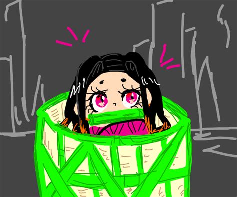 Nezuko In Basket Drawception